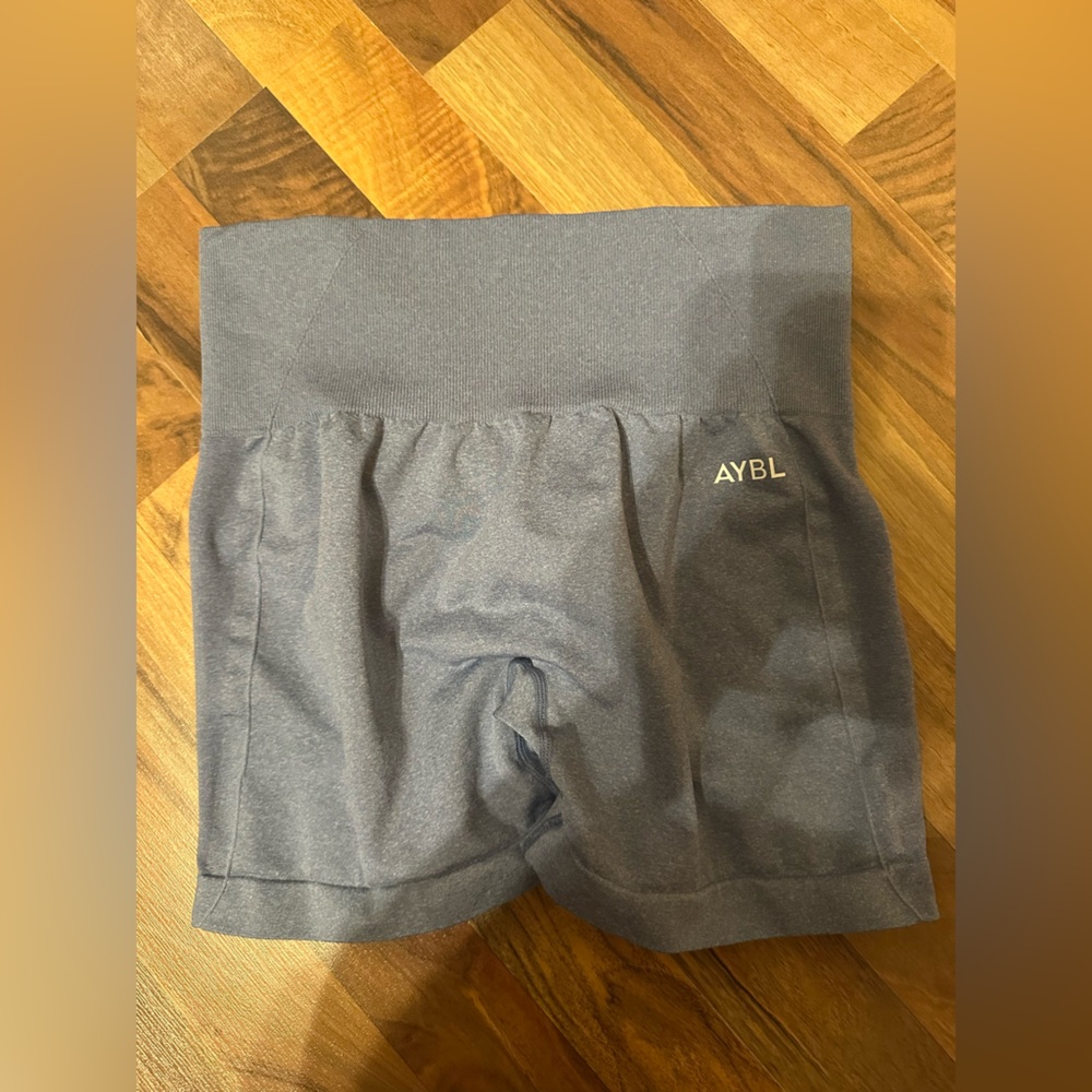 AYBL Blue Ribbed Shorts